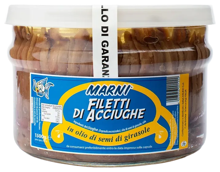 Anchovy fillets 1500 g, Marni
