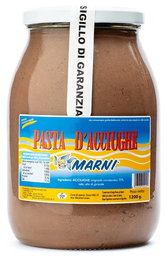 Pasta di acciughe 1200 g, Marni