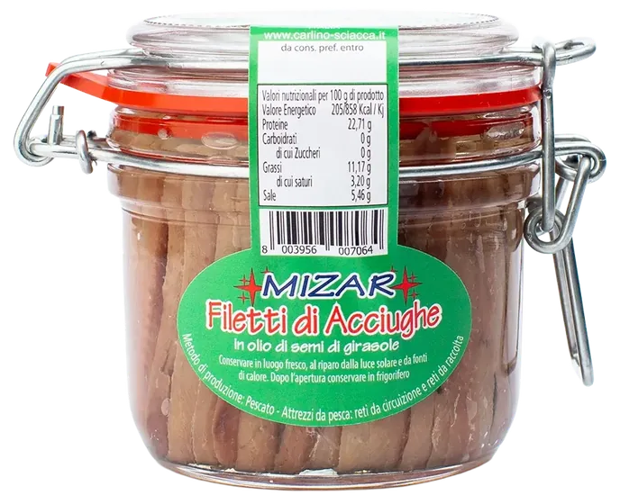 Filetti di acciughe 230 g, Mizar