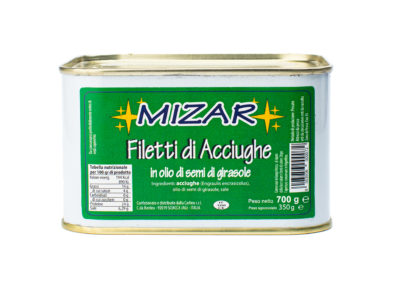 Anchovy fillets gr. 700