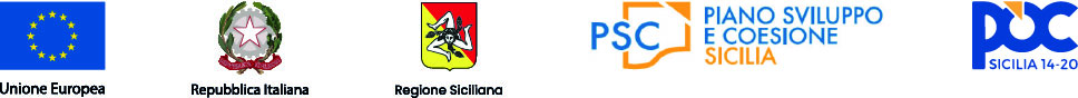 Unione Europea, Repubblica Italiana, Regione Siciliana, Piano Sviluppo e Coesione Sicilia, POC Sicilia 2014-2020